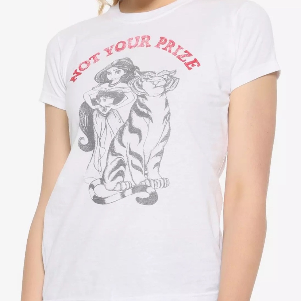 Disney Jasmine Aladdin Women’s Plus Size Graphic Shirt Size 2x Hot Topic